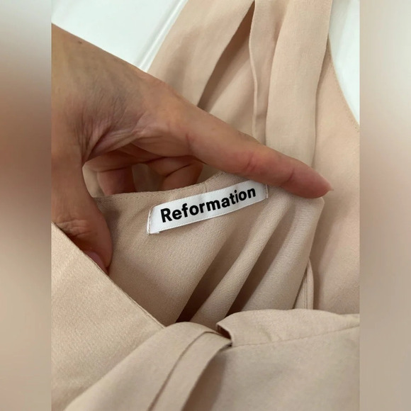 Reformation Cream Maxi Dress - Picture 14 of 14